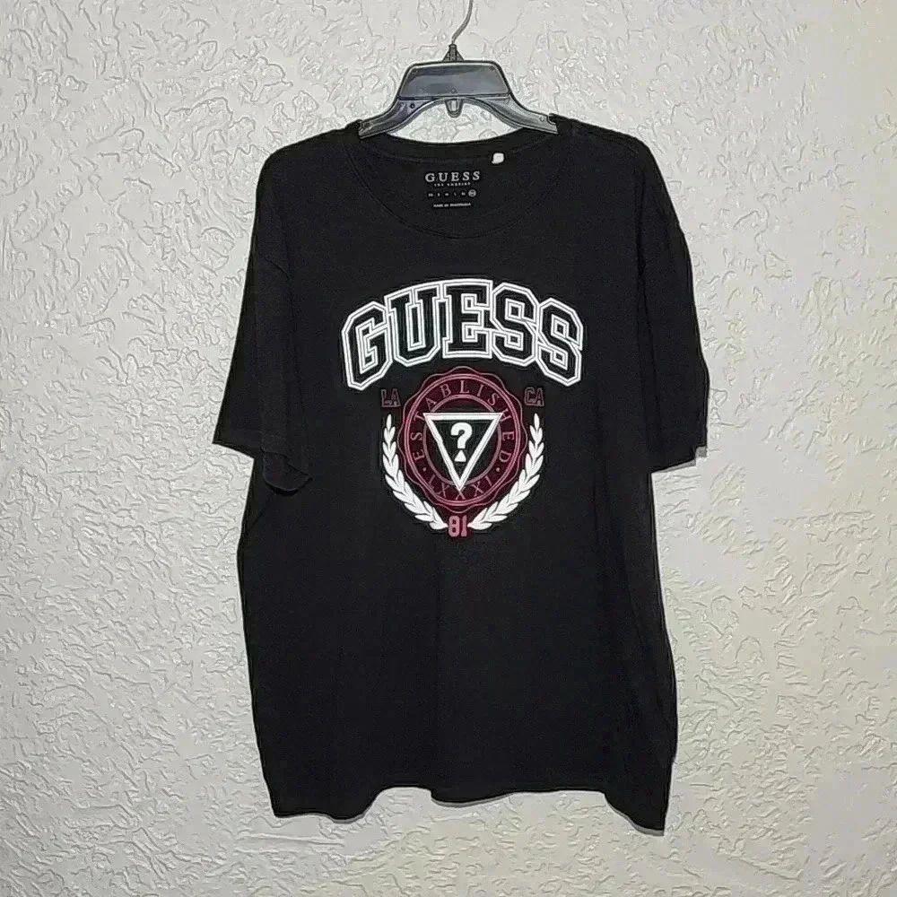 Guess Black Blake Varsity Logo - Picture 1 of 3